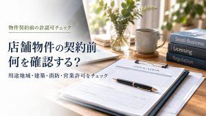 店舗物件を契約する前に確認したい許認可 のアイキャッチ